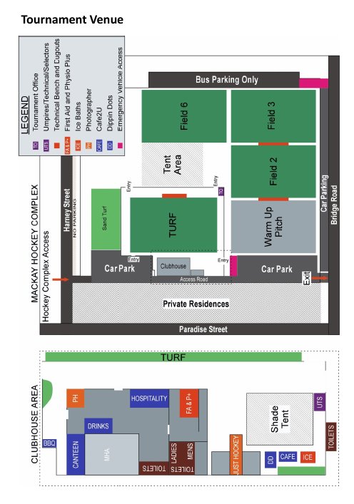 Queensland Hockey Info - Venue Map